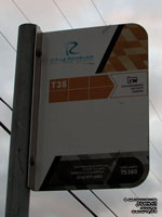 Panneau d'arr�t d'autobus CIT Le Richelain bus stop sign