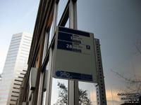 Panneau d'arr�t d'autobus CIT du Sud-Ouest CITSO bus stop sign