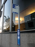Panneau d'arr�t d'autobus CIT du Sud-Ouest CITSO bus stop sign