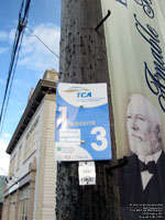 Panneau d'arr�t TCA MRC de Montmagny bus stop sign