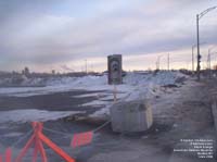D�p�t � neige sur le terrain des anciennes Galeries Ste-Anne