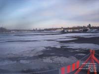 D�p�t � neige sur le terrain des anciennes Galeries Ste-Anne 