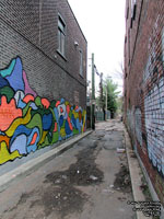 Mile End Back Street, Montr�al,QC
