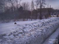 Borne-fontaine enneig�e dans le secteur de Beauport, Qu�bec,QC