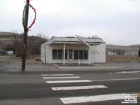 Station-service ferm�e, Washtucna,WA