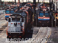 Amtrak 904 and 933 - AEM-7 Toaster, NJT 4139 - GP40FH-2 (Ex-ROCK 389 rebuilt with BN 6629 Cowl)