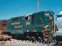 WP 708 - GP7 - On display at WPRM