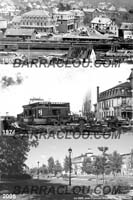 Ligne du temps (hier et aujourd'hui) - Gare de Victoriaville et H�tel Grand Union - Timeline (now and then)
